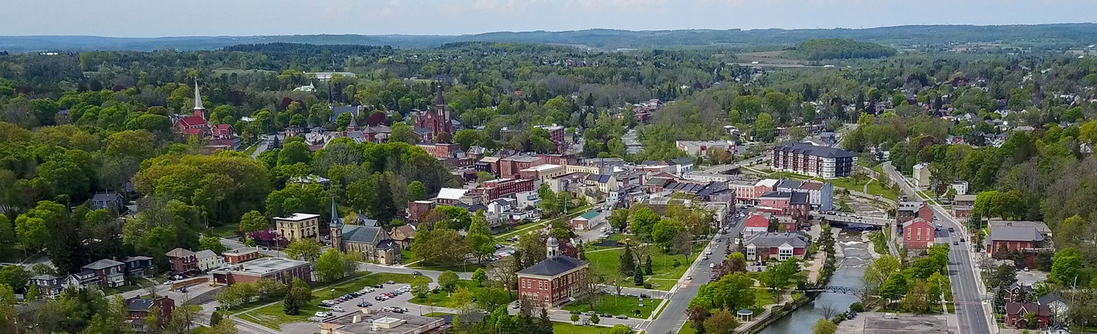 Aerial view of Port Hope