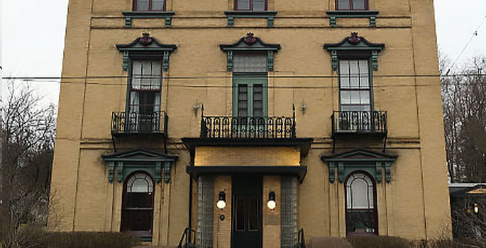 Exterior shot of the Carlyle