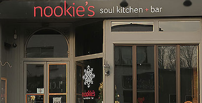 Exterior of Nookies Soul Kitchen & Bar