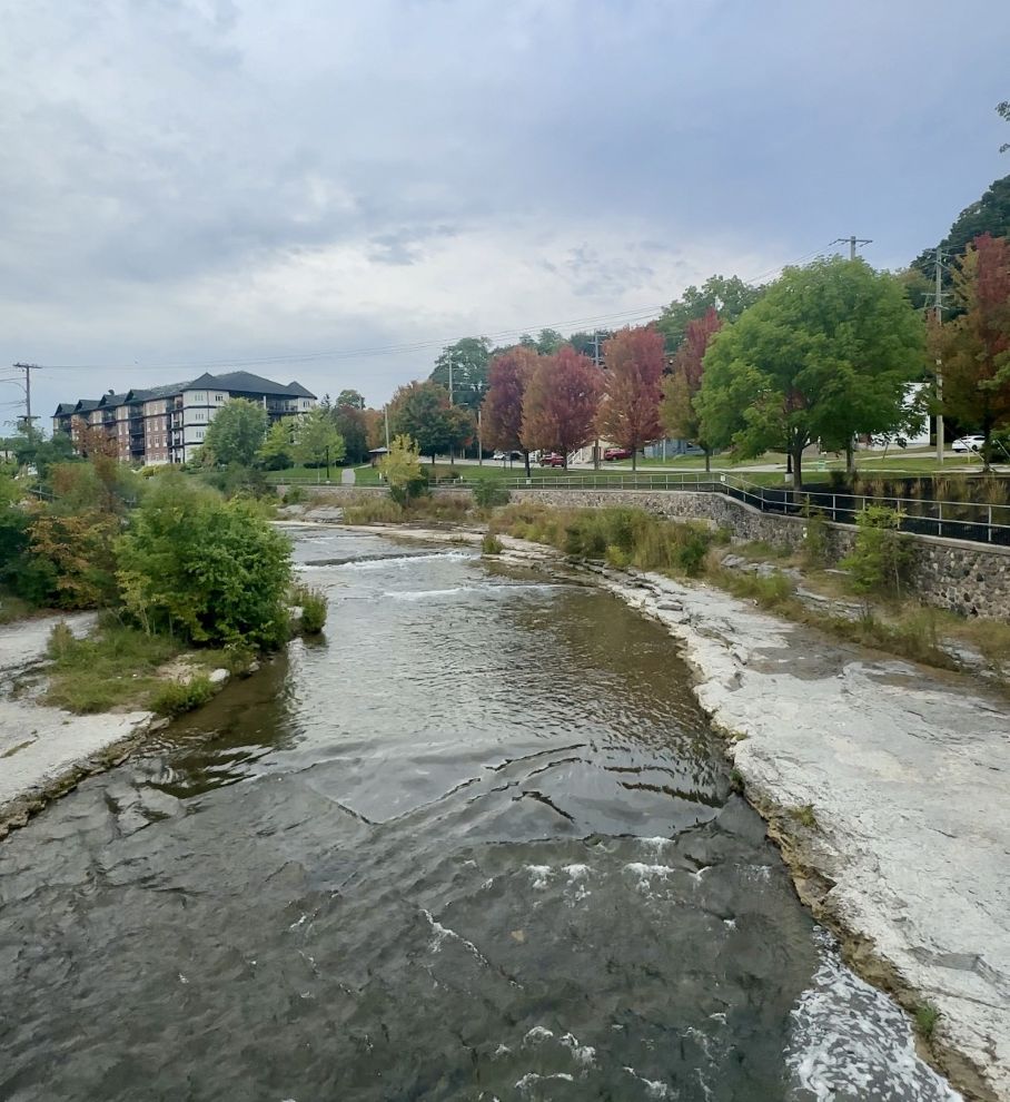 Ganaraska River facing north