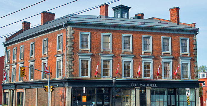 A historic brick building