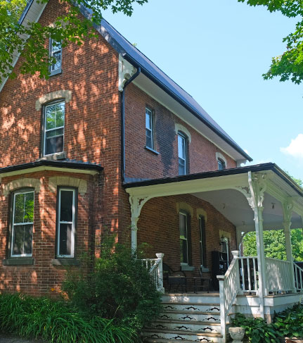 The Bean house exterior