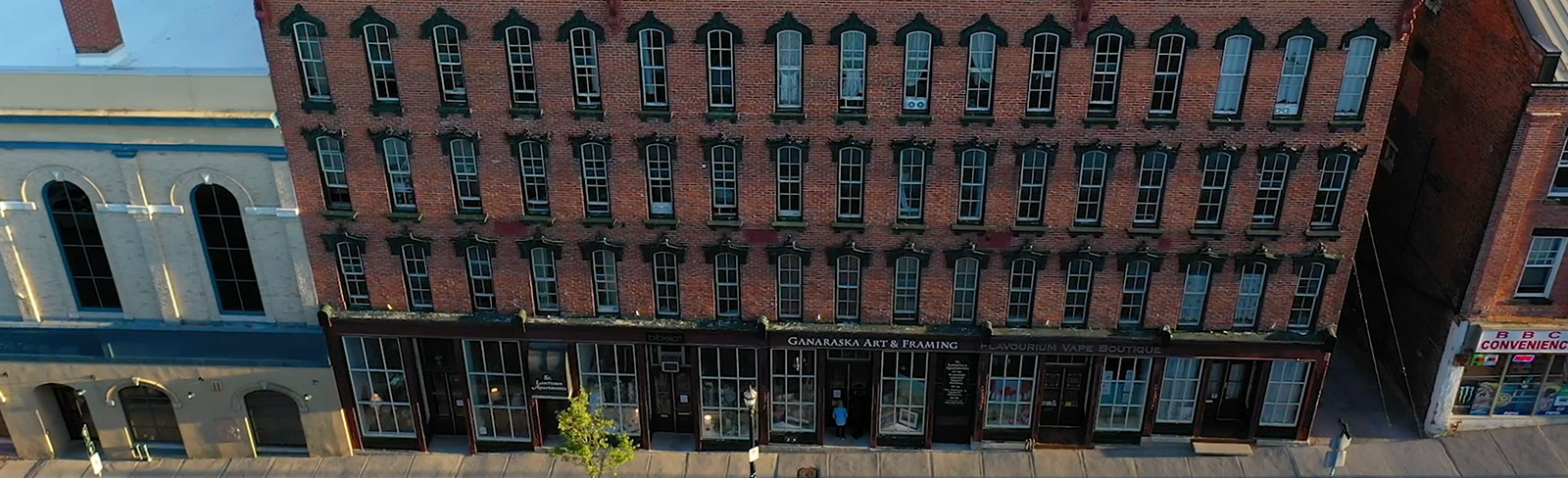 Downtown heritage buildings in Port Hope