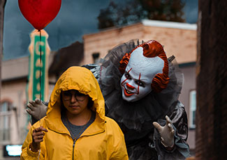 Pennywise and Georgie in Port Hope
