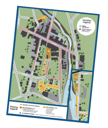 Map of washrooms in Port Hope