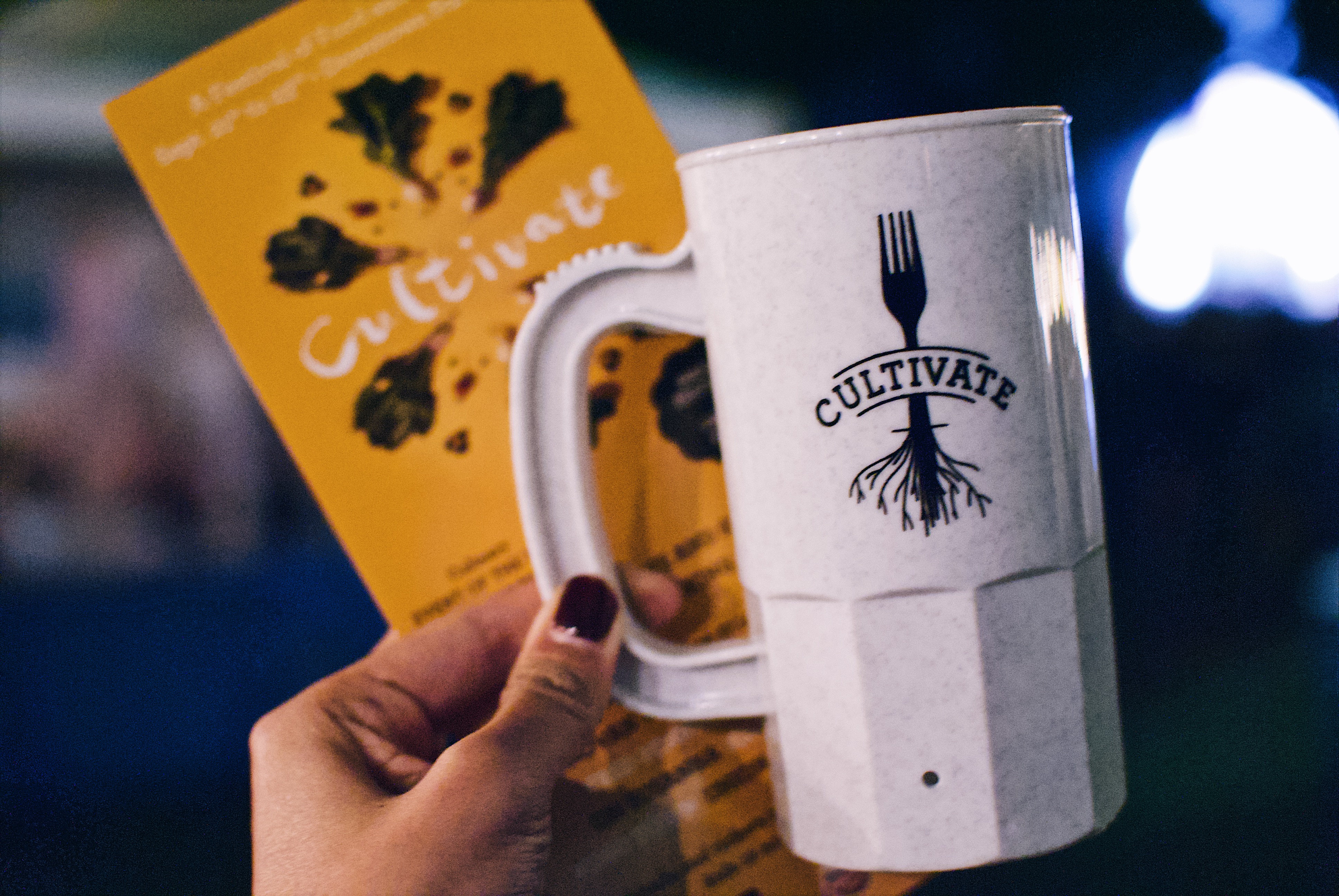 Cultivate tickets and mug