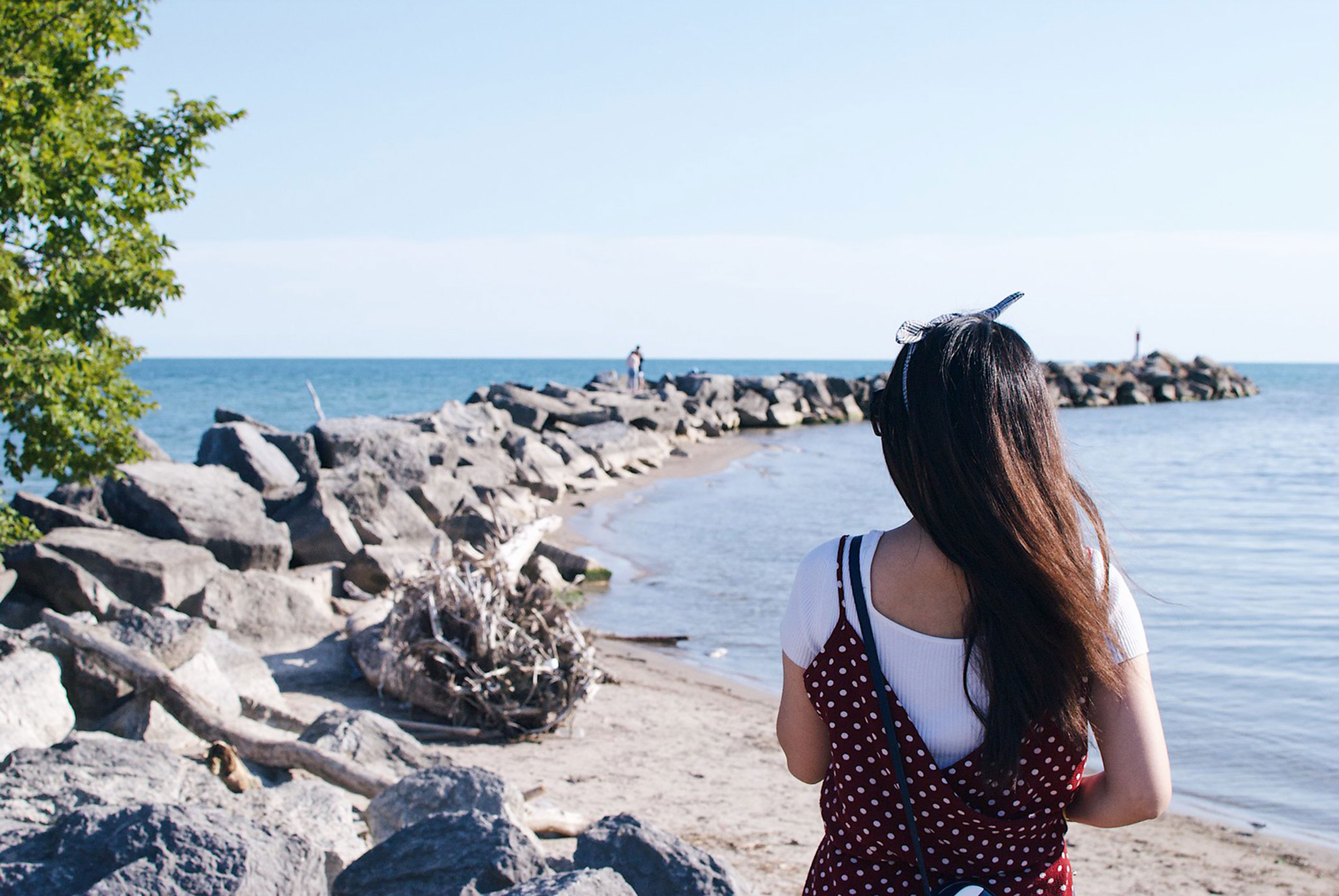 Woman at Port Hope Beach