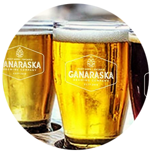 Ganaraska Brewery flight