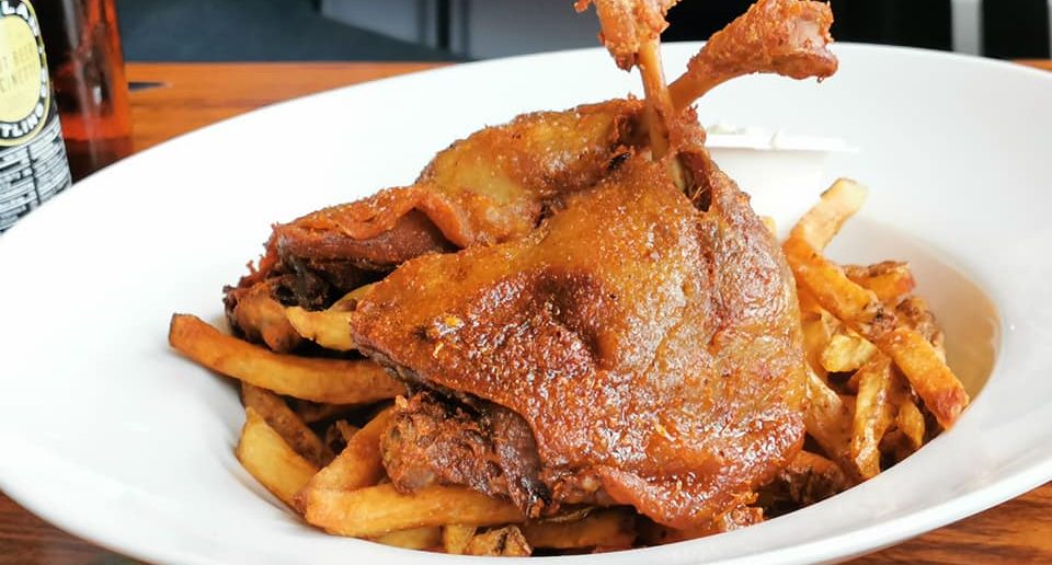 Duck confit at the Social