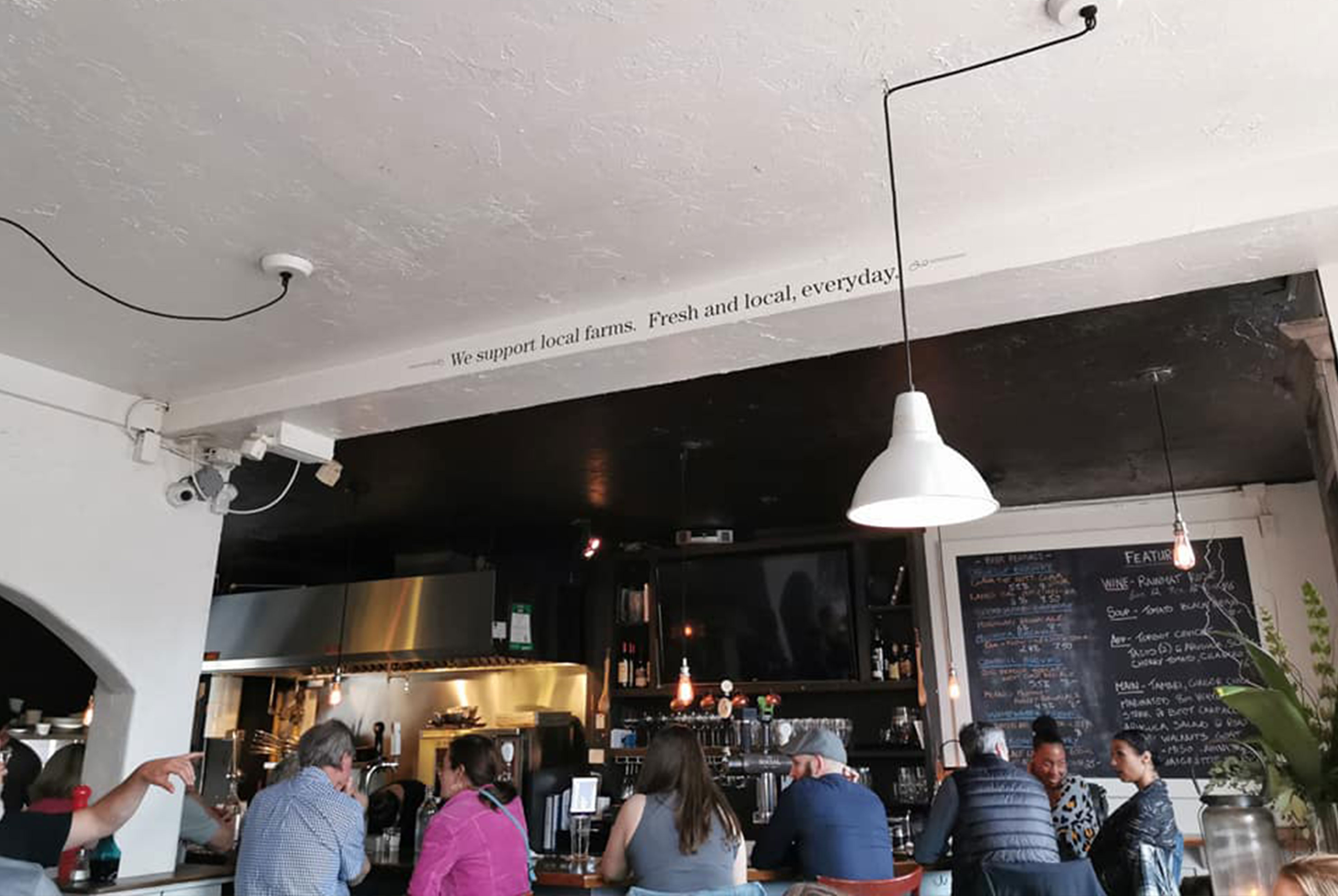 Interior of the Social Bar and Table