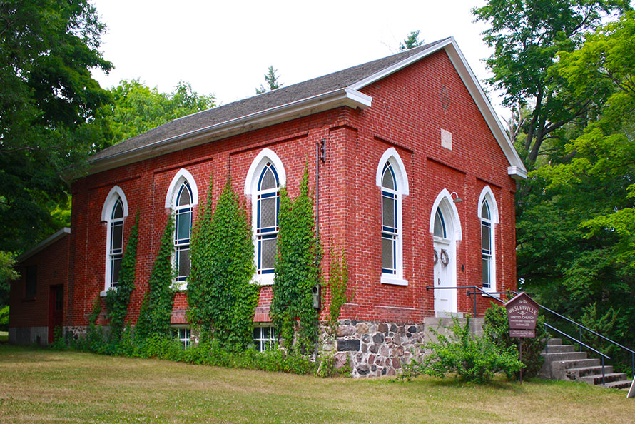 Exterior of Wesleyville Church