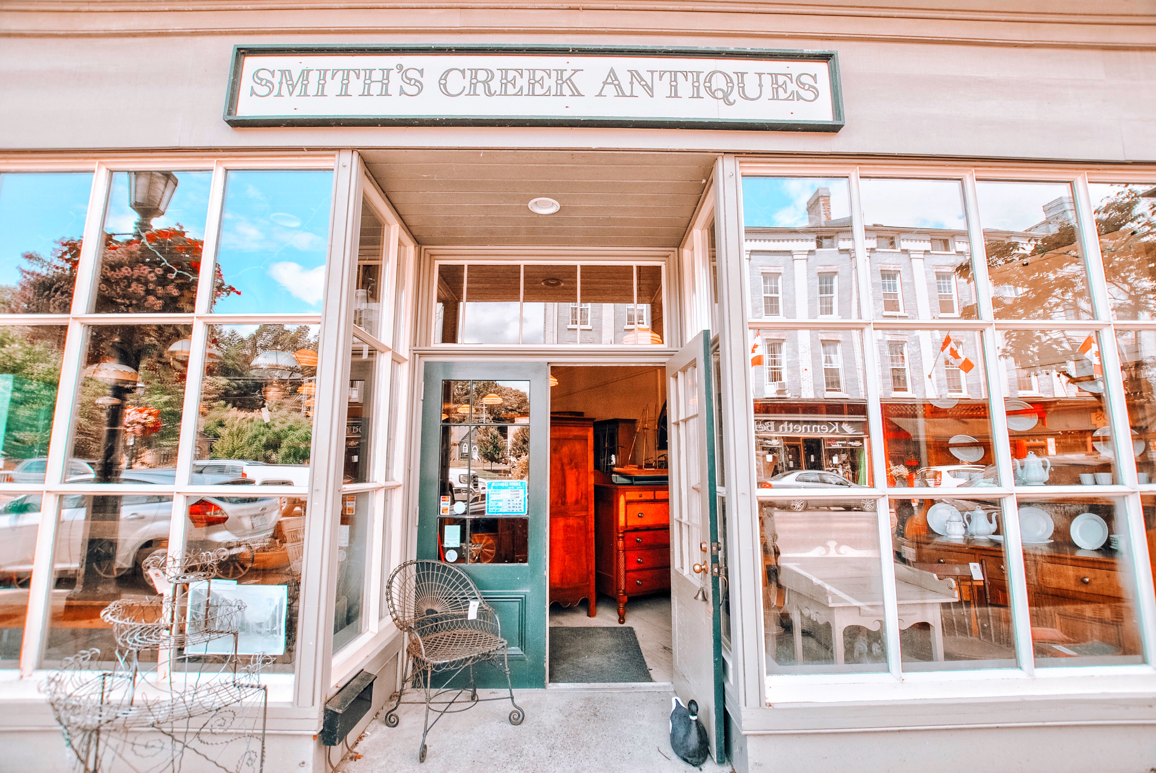 Smith Creek Antiques exterior Port Hope