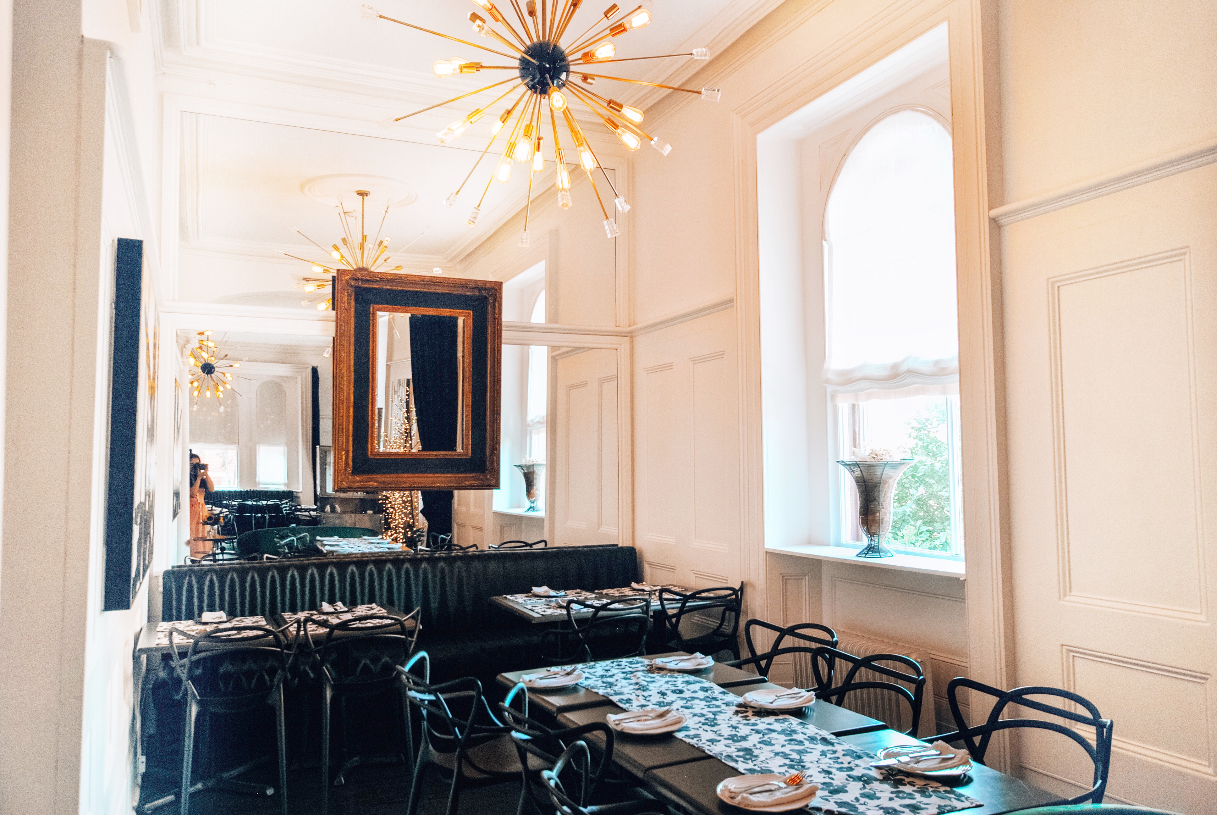 Interior dining room at the Hotel Carlyle in Port Hope