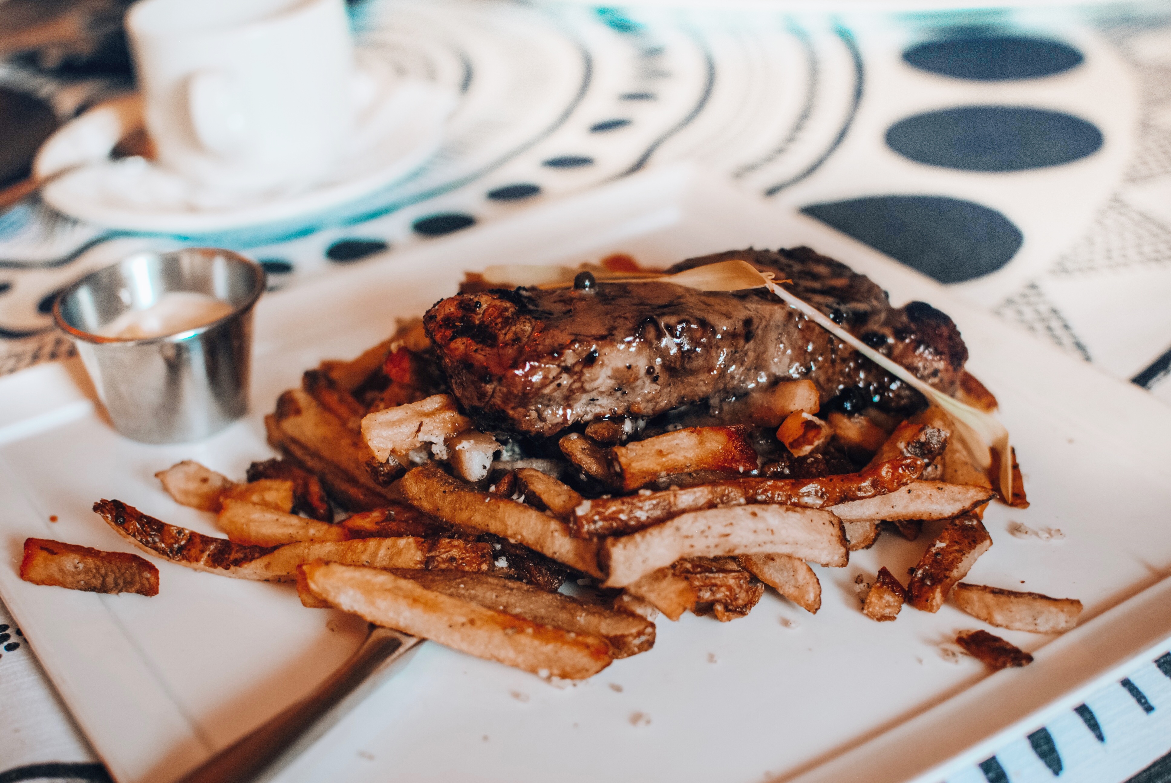 Main dish at the Hotel Carlyle Restaurant in Port Hope