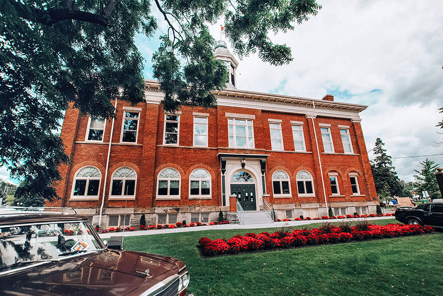 Port Hope historic Town Hall also doubled as the Derry Maine library