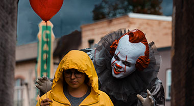 Pennywise in Port Hope with Georgie