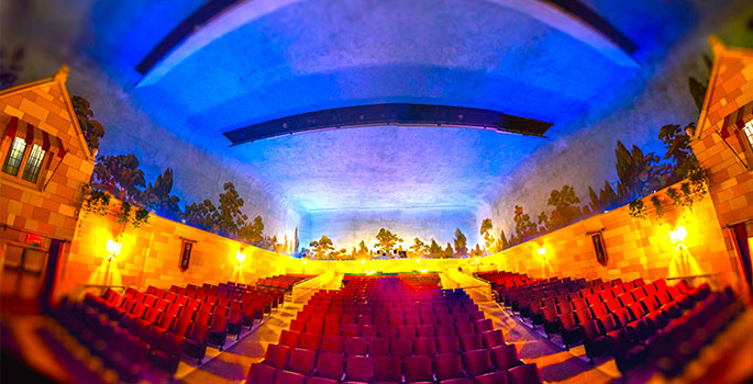 Inside of Capitol Theatre seating