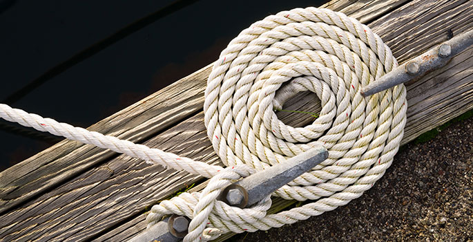 Rope at a dock