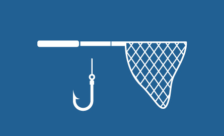 icon of a hook and net