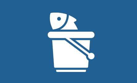 icon of a fish in a bucket