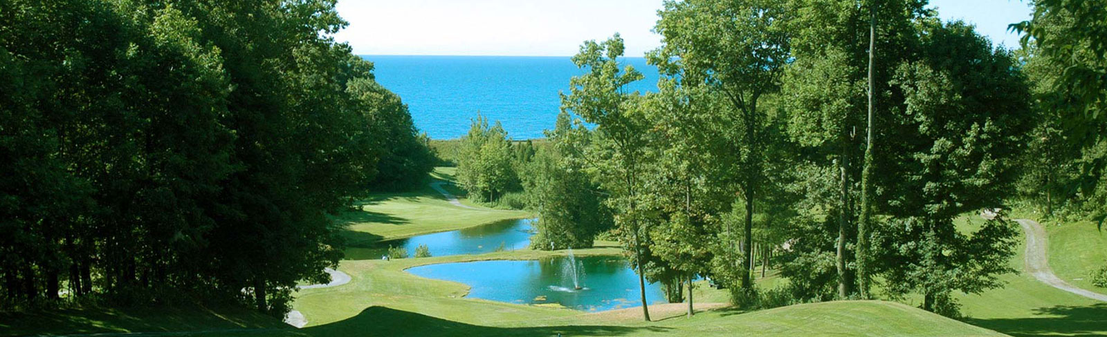 Port Hope golf course overlooking Lake Ontario