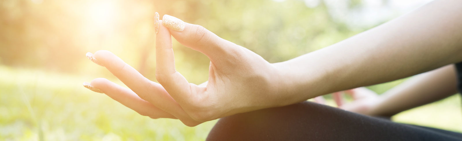 Woman meditating