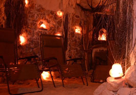 Interior of Shante Healing Salt Cave Port Hope