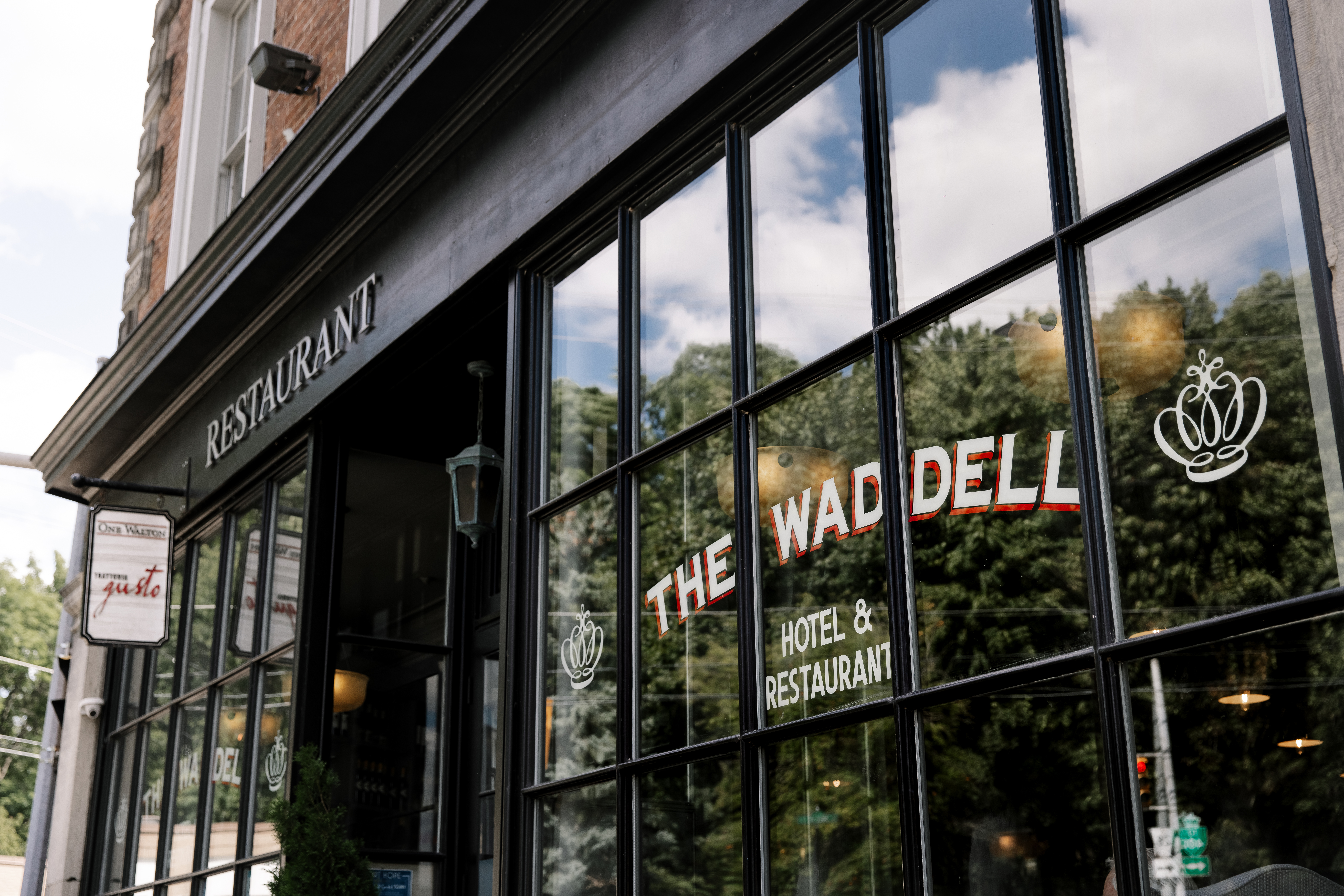 Trattoria Gusto inside the Waddell Hotel