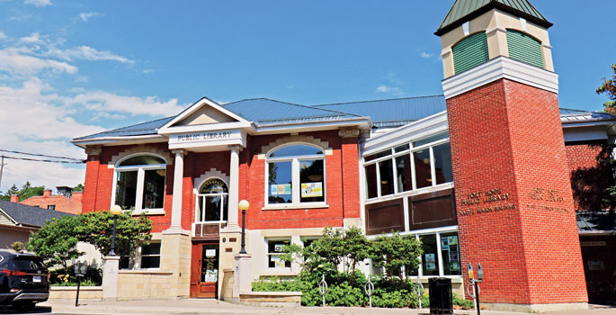 Exterior of the Port Hope Library