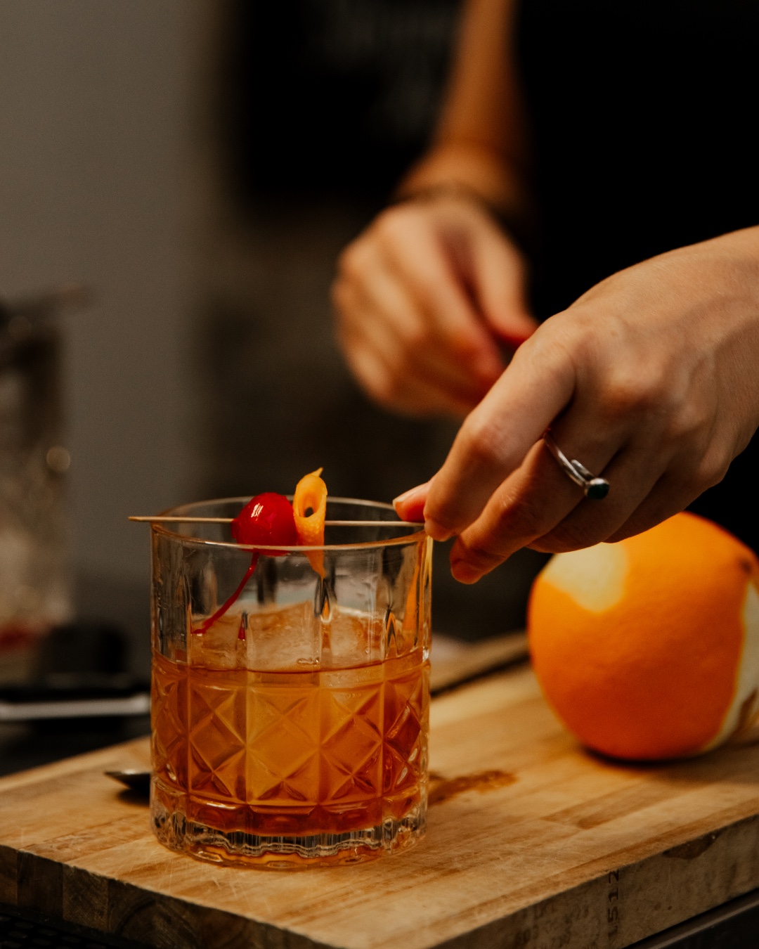 Enjoy festive cocktails