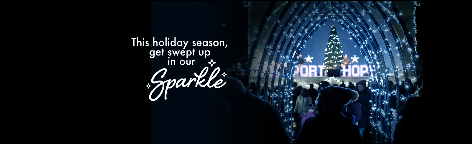 This holiday season, get Swept Up in Our Sparkle